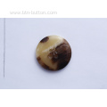 Unsaturated imitation horn resin buttons